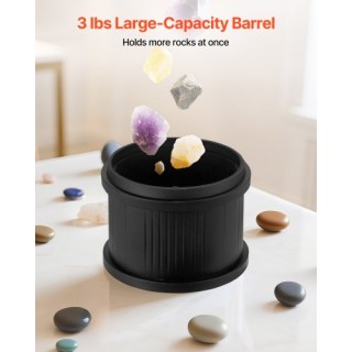 VEVOR Κιτ Λείανσης Πετρωμάτων με 4 Ταχύτητες και Χρονόμετρο 9 Ημερώ...