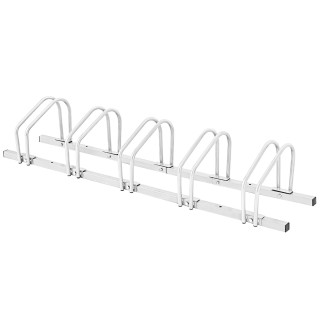 Costway Βάση Ποδηλάτου με 5 Θέσεις Στάθμευσης Ασημί AT5534SL Costway Βάση Ποδηλάτου με 5 Θέσεις Στάθμευσης Ασημί AT5534SL