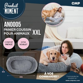 Κρεβάτι Μαξιλάρι για Κατοικίδια XXL 150 x 20 x 80 cm - Γκρι AN00051...