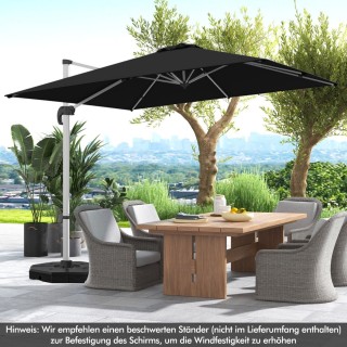 Costway Πολυτελής Εξωτερική Ομπρέλα Βεράντας 300x300 εκ. με Περιστ... Costway Πολυτελής Εξωτερική Ομπρέλα Βεράντας 300x300 εκ. με Περιστ...