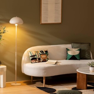 Atmosphera Φωτιστικό Δαπέδου Savio Λευκό Ύψους 140 εκ. 205952 Atmosphera Φωτιστικό Δαπέδου Savio Λευκό Ύψους 140 εκ. 205952