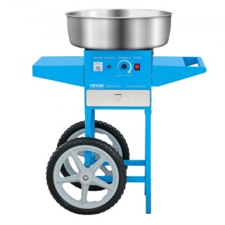 VEVOR Μηχανή Μαλλιού της Γριάς με Καρότσι 1000W Μπλε HCDRMHTJLSWGM2...