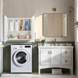 VEVOR Ντουλάπι Κουζίνας 2 Επιπέδων με 2 Πόρτες Λευκό XYFJLM32INCHDM... VEVOR Ντουλάπι Κουζίνας 2 Επιπέδων με 2 Πόρτες Λευκό XYFJLM32INCHDM...