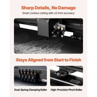 VEVOR Κοπτική Μηχανή Βινυλίου VEVOR, Μέγιστο Πλάτος Τροφοδοσίας 135...