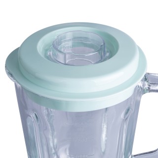 Kooper Ηλεκτρικό μπλέντερ σε απόχρωση γαλαζοπράσινη με γυάλινη κανά...