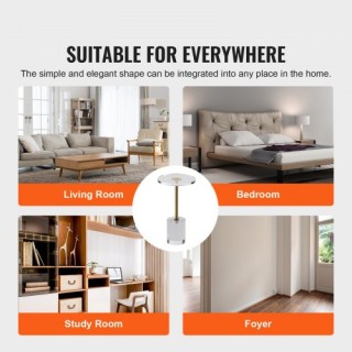 Διαφανές Ακρυλικό Τραπεζάκι VEVOR για Καθιστικό, Υπνοδωμάτιο & Γραφ...