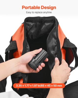 VEVOR Αντικατάσταση Φορητής Μπαταρίας Λιθίου 12V 2Ah Συμβατή με Mak... VEVOR Αντικατάσταση Φορητής Μπαταρίας Λιθίου 12V 2Ah Συμβατή με Mak...