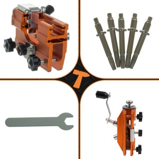 Bigstren Πολυχρηστικός Χειροκίνητος Ακονιστής Αλυσοπρίονων – Γρήγορ...