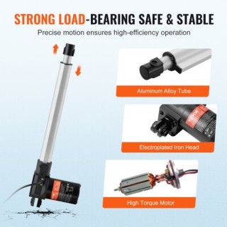 VEVOR  Γραμμικός Ενεργοποιητής 12V 12 Βαρέως Τύπου 6000N IP44 ZXXXZ...