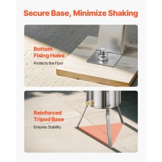 VEVOR Ηλεκτρικός Εξαγωγέας Μελιού 3 Πλαισίων Ανοξείδωτος DDYMJ30BXG... VEVOR Ηλεκτρικός Εξαγωγέας Μελιού 3 Πλαισίων Ανοξείδωτος DDYMJ30BXG...