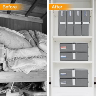 BAKAJI Σετ 3 Πτυσσόμενων Οργανωτών Ντουλάπας 33x33x10 cm Εξοικονόμη... BAKAJI Σετ 3 Πτυσσόμενων Οργανωτών Ντουλάπας 33x33x10 cm Εξοικονόμη...