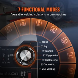 VEVOR  Συσκευή Επισκευής Εγκοπών με Συγκόλληση Καρφιών και 7 Λειτου...