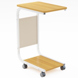 Shally Dogan  Βοηθητικό Τραπέζι Δρυς Ρόδες Μοντέρνος Σχεδιασμός Κρε...