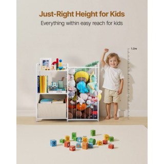 VEVOR Λευκός Οργανωτής Παιχνιδιών με Ράφια και Κουτί Αποθήκευσης ET... VEVOR Λευκός Οργανωτής Παιχνιδιών με Ράφια και Κουτί Αποθήκευσης ET...