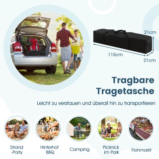 Costway Πτυσσόμενο Περίπτερο 430 x 280cm με 2 Μετατρέψιμες Πλευρικέ... Costway Πτυσσόμενο Περίπτερο 430 x 280cm με 2 Μετατρέψιμες Πλευρικέ...