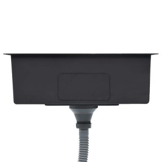 vidaXL Νεροχύτης Κουζίνας Χειροποίητος από Ανοξείδωτο Ατσάλι 145078