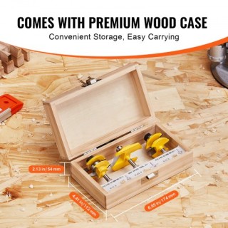 VEVOR Σετ 3 Τεμαχίων Φρέζας Καρβιδίου 1/4 με Θήκη Μεταφοράς XBXDTZ... VEVOR Σετ 3 Τεμαχίων Φρέζας Καρβιδίου 1/4 με Θήκη Μεταφοράς XBXDTZ...