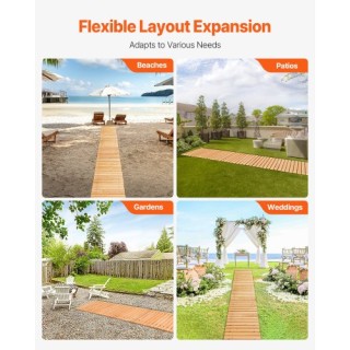 VEVOR Ξύλινο Μονοπάτι Κήπου 12 ft x 22 in ZXMZHYXD1442M8XC8V0