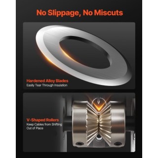 VEVOR Ηλεκτρική Αυτόματη Μηχανή Απογύμνωσης Καλωδίων 400W 0.06-1.57...