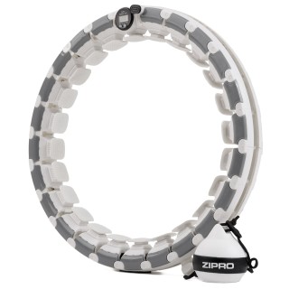 Hula Hoop με Βάρος και Λειτουργία Μασάζ 300–350 mm Λευκό-Γκρι131123...