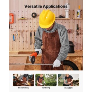 VEVOR Δερμάτινη Ποδιά Συγκόλλησης με Διχαλωτή Σχεδίαση - Βαρέος Τύπ...