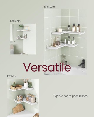 Σετ Επιτοίχια Ράφια 2 τμχ Χρώματος Λευκό Vasagle LLS831W14 Σετ Επιτοίχια Ράφια 2 τμχ Χρώματος Λευκό Vasagle LLS831W14