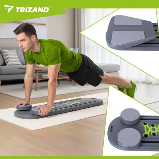 Trizand Πολυλειτουργική Σανίδα Γυμναστικής Pilates Board 97x35 εκ. ...