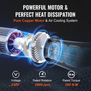 Ηλεκτρικός Γερανός VEVOR 1200 kg με Ενσύρματο Τηλεχειριστήριο 230V ...