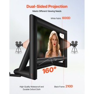 VEVOR Φουσκωτή Οθόνη Προβολής 20 ft 16:9 με Φορητή Τσάντα XCQSTYPMZ... VEVOR Φουσκωτή Οθόνη Προβολής 20 ft 16:9 με Φορητή Τσάντα XCQSTYPMZ...