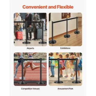 VEVOR Σετ 6 Στύλων με 4 Ανασυρόμενες Ζώνες & Βάση με Άμμο ZGGLZDSDH... VEVOR Σετ 6 Στύλων με 4 Ανασυρόμενες Ζώνες & Βάση με Άμμο ZGGLZDSDH...