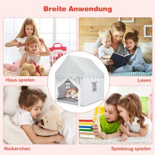 Costway Παιδικό Σπιτάκι Παιχνιδιού από Ξύλο με Άνετο Στρώμα και Πα... Costway Παιδικό Σπιτάκι Παιχνιδιού από Ξύλο με Άνετο Στρώμα και Πα...