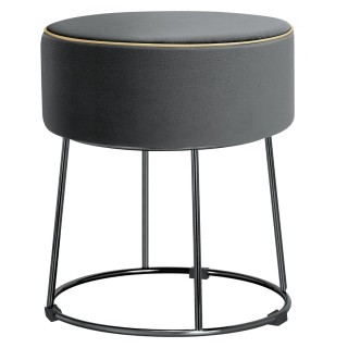 Costway Στρογγυλό Βελούδινο Οθωμανικό Σκαμπό με Μεταλλική Βάση και ... Costway Στρογγυλό Βελούδινο Οθωμανικό Σκαμπό με Μεταλλική Βάση και ...