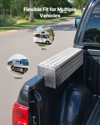 VEVOR Αλουμινένιο Κουτί Εργαλείων για Καρότσα Φορτηγού με Κλειδαριά...