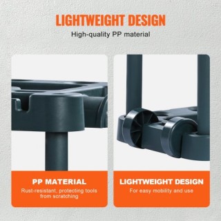 VEVOR  Οργανωτής Εργαλείων Κήπου, 10 Θέσεις, Ράφι Αποθήκευσης για Γ...