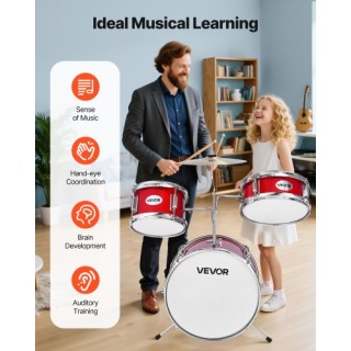 VEVOR Σετ Τυμπάνων για Παιδιά 3 Τεμαχίων με 14 ιντσών Μεγάλο Τύμπαν... VEVOR Σετ Τυμπάνων για Παιδιά 3 Τεμαχίων με 14 ιντσών Μεγάλο Τύμπαν...
