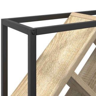 vidaXL Ραφιέρα Κρασιών Sonoma Δρυς 51x18x52,5 εκ Μελαμίνη 868220