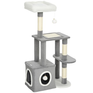 PawHut Δέντρο Γρατσουνίσματος για Γάτες με Σπιτάκι, Κρεβατάκι και 2... PawHut Δέντρο Γρατσουνίσματος για Γάτες με Σπιτάκι, Κρεβατάκι και 2...