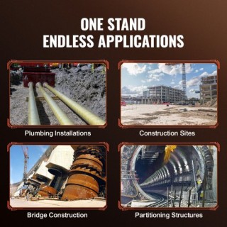 Βάση Σωλήνων VEVOR με Κύλινδρο 2500 LBS για Σωλήνες 2-36 ιντσών από... Βάση Σωλήνων VEVOR με Κύλινδρο 2500 LBS για Σωλήνες 2-36 ιντσών από...