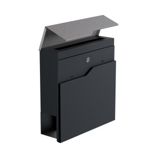 Gregman Γραμματοκιβώτιο Post 50 Γκρι 5903796017694