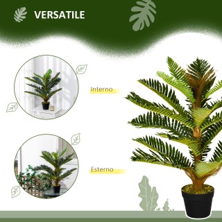 HOMCOM Τεχνητό Φυτό Φοίνικα με 18 Φύλλα και Γλάστρα, Ύψος 85 εκ., Π... HOMCOM Τεχνητό Φυτό Φοίνικα με 18 Φύλλα και Γλάστρα, Ύψος 85 εκ., Π...