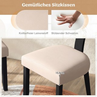 Costway Καρέκλα τραπεζαρίας/κουζίνας με πλάτη από ρατάν, επενδυμένο... Costway Καρέκλα τραπεζαρίας/κουζίνας με πλάτη από ρατάν, επενδυμένο...