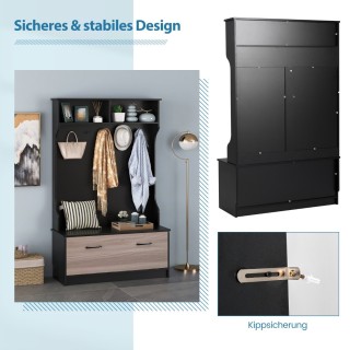 Costway Πολυλειτουργική Ντουλάπα Εισόδου με Καθιστικό και Αποθηκευ... Costway Πολυλειτουργική Ντουλάπα Εισόδου με Καθιστικό και Αποθηκευ...