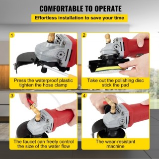 VEVOR Υγρός Γυαλιστής, Μεταβλητή Ταχύτητα, Σετ 8 τεμ, Επιπλέον Δίσκ... VEVOR Υγρός Γυαλιστής, Μεταβλητή Ταχύτητα, Σετ 8 τεμ, Επιπλέον Δίσκ...