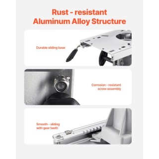 VEVOR Ρυθμιζόμενη Βάση Καθίσματος Βάρκας Μετακινούμενη Εμπρός και Π...