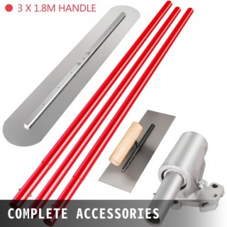 Σετ Εργαλείων Λείανσης Σκυροδέματος VEVOR Bull Float από Χάλυβα Μαγ...