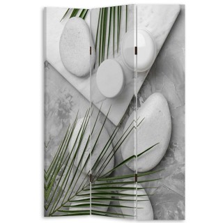 BAKAJI Παραβάν 3 Πάνελ Εκτύπωση Μπρος-Πίσω Πέτρες Τροπικά Φύλλα 18... BAKAJI Παραβάν 3 Πάνελ Εκτύπωση Μπρος-Πίσω Πέτρες Τροπικά Φύλλα 18...