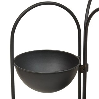 Atmosphera Ράφι Φυτών Reso 6 Θέσεων Από Ατσάλι 38x42x124cm Μαύρο 21...