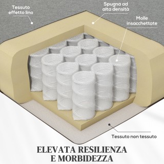 HOMCOM  Πολυθρόνα Χαλάρωσης Ανακλινόμενη με Αποσπώμενο Υποπόδιο, Αν...