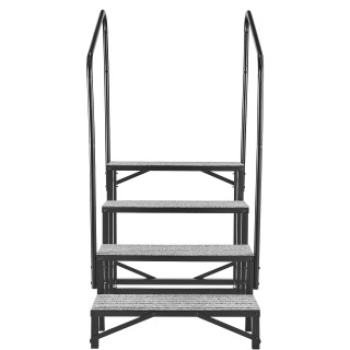 VEVOR Σκαλοπάτια RV 4 Βημάτων με Διπλές Χειρολαβές, Αντοχή 300 kg, ...