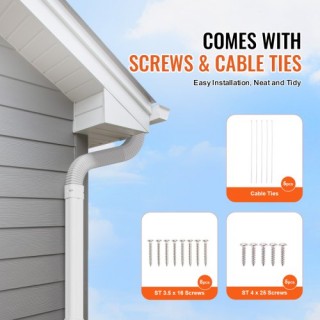 VEVOR Κάλυμμα Σωληνώσεων Κλιματιστικού 76.2mm x 2270mm, Λευκό BSKS... VEVOR Κάλυμμα Σωληνώσεων Κλιματιστικού 76.2mm x 2270mm, Λευκό BSKS...